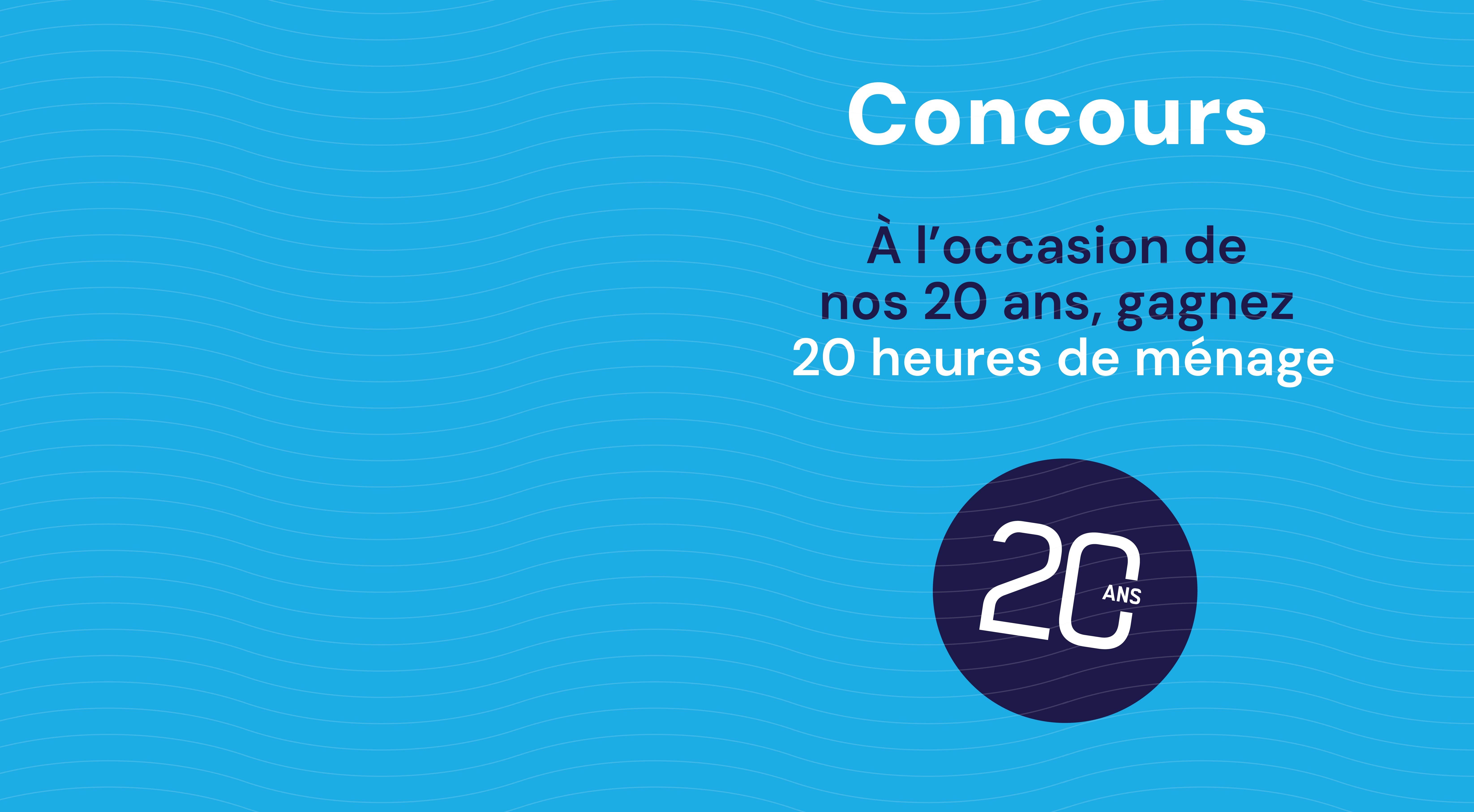 image Concours pour nos 20 ans